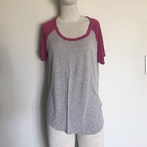 Grey & Pink Tee